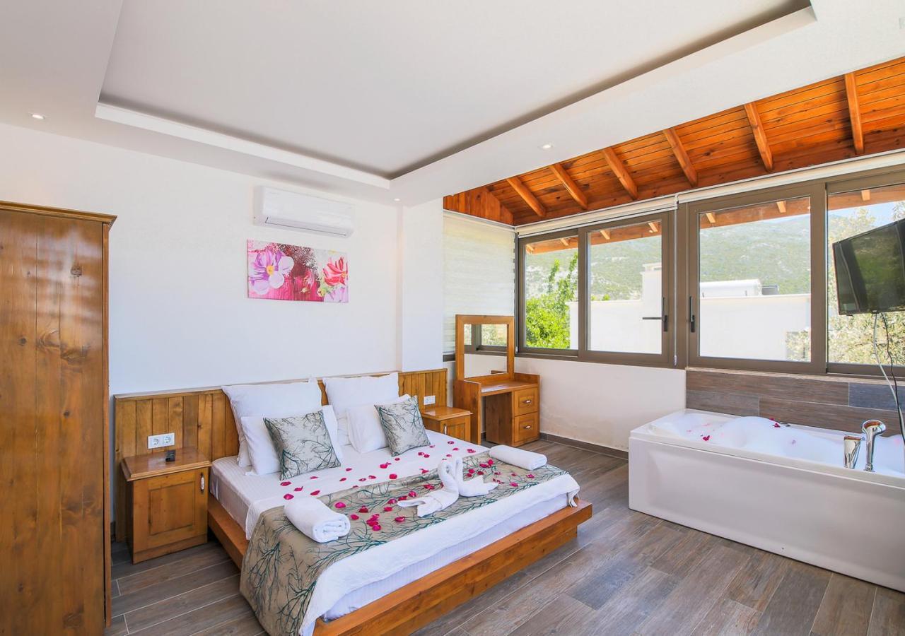 Villa 2 Sleeps 4 Isolated Honeymoon-Villa Sardunya Kas Exterior photo